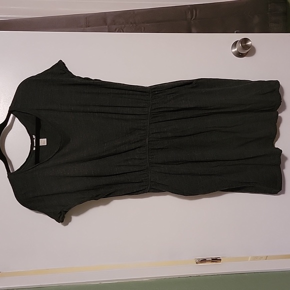 GUC H&M basics Teeshirt Dress Grey with pockets SIZE L - Picture 2 of 5